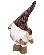 Set of 3 Christmas Decorations KOSKENKORVA 70/58-80/80-104 cm Gnome Brown_1174192