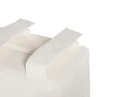 Conjunto de jardín con mesa 2 plazas GIAVENO Madera de acacia Blanco crema_966562