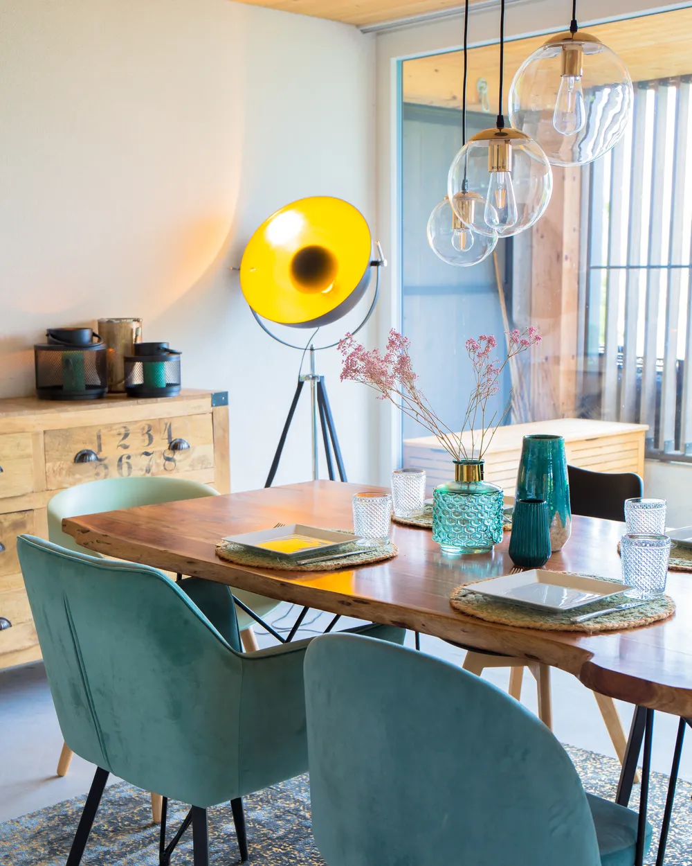 Floor Lamp THAMES Metal Black_848403