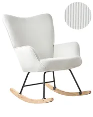 Rocking Chair ARSET Corduroy Off-White_952724