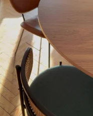 Set of 2 Dining Chairs ANDOVER Metal Green_997850
