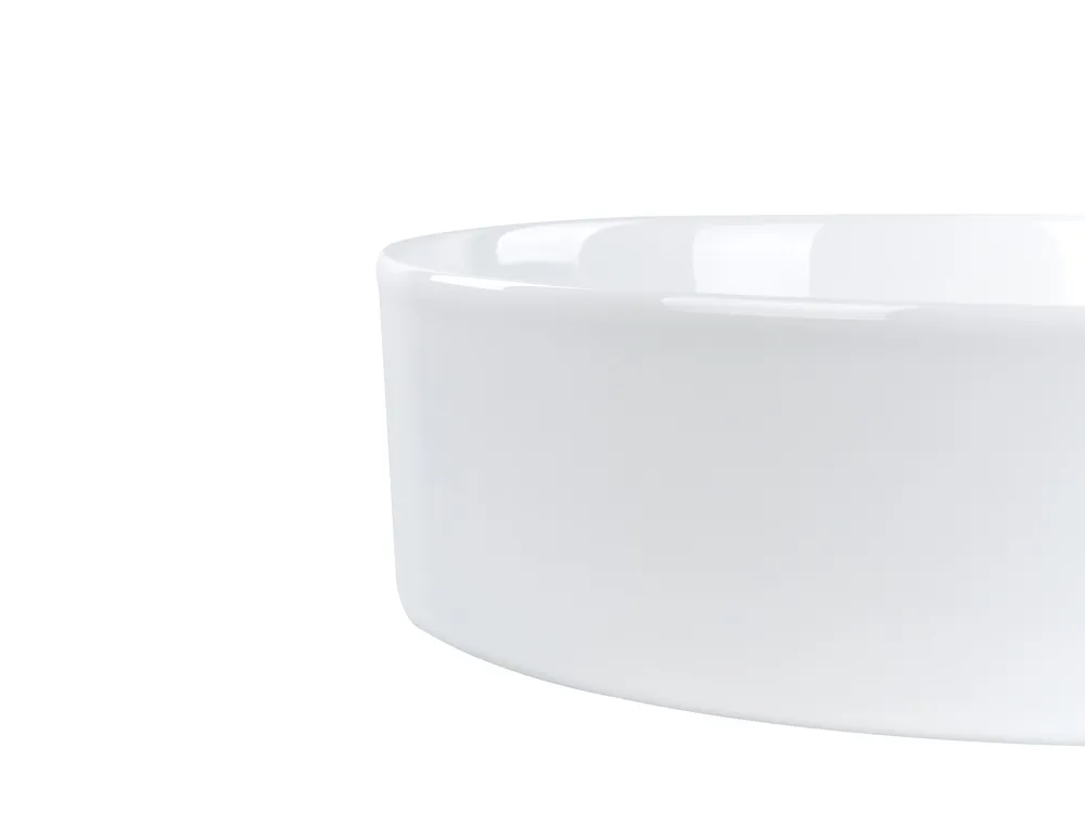 Countertop Basin TEBAR ⌀ 400 mm Ceramic White_922155