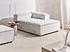Left-Hand Chaise Longue ARDAL Corduroy Off-White