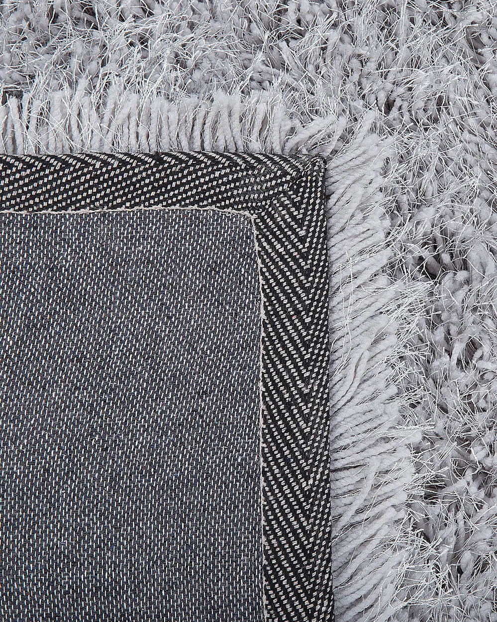 Tapis à poils longs CIDE Gris clair 160 x 230 cm_746784