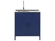 Mobile da cucina per esterni con lavello VILAMA Blu_973847