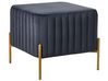 Repose-pied UTAH Velours Noir