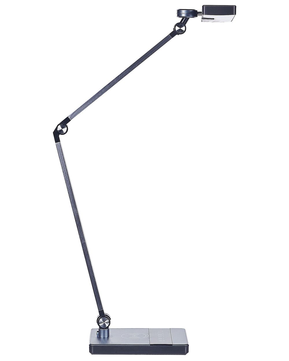 LED Desk Lamp LACERTA with Wireless Charger Metal Black