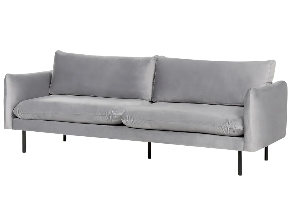 Divano 3 posti VINTERBRO Velluto Grigio_900537