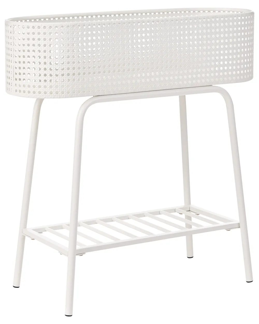 Kwietnik LINNAEA 60 cm Metal Biały