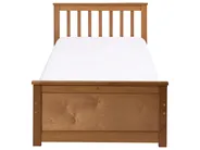 Bed Pine Wood OLENDON 90 x 200 cm (EU Single) Brown_1068436
