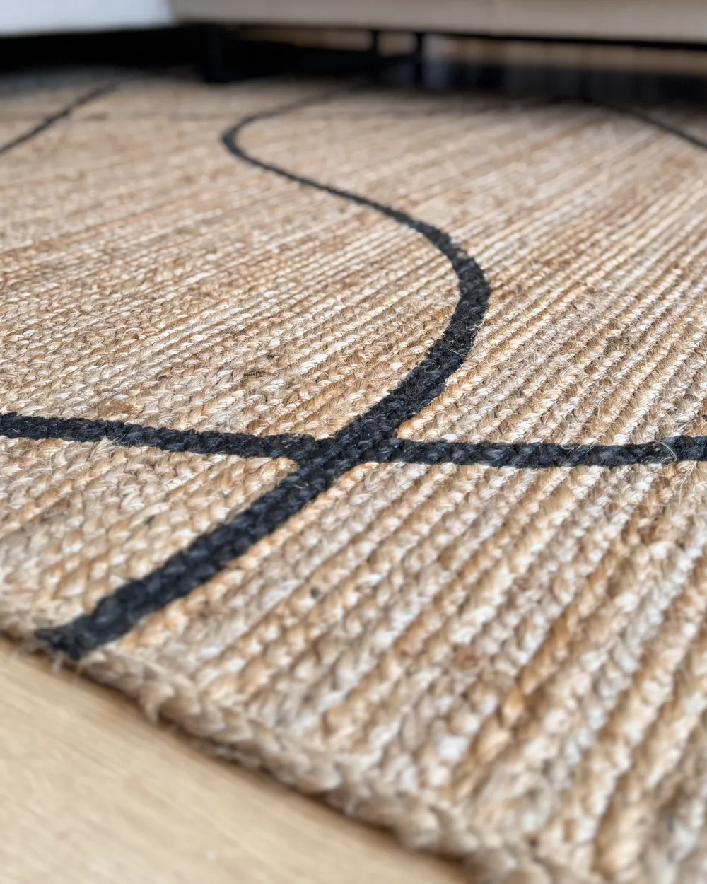 Tappeto GHOTA Beige 160 x 230 cm Iuta_1063177