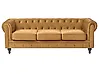Sofa 3 Seater CHESTERFIELD Velvet Gold