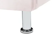 Ottoman Bed METZ Velvet Pastel Pink 90 x 200 cm (EU Single)_861426