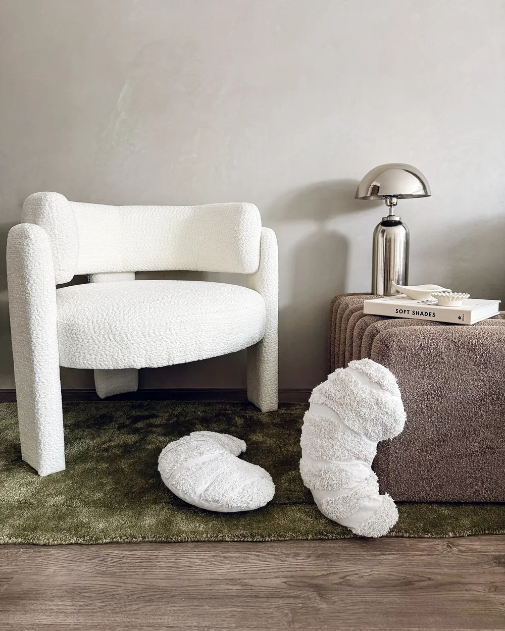 Armchair BUREA Chenille Off-White_1023833