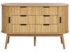 6 Drawers Chest Light Wood SELAH_935630