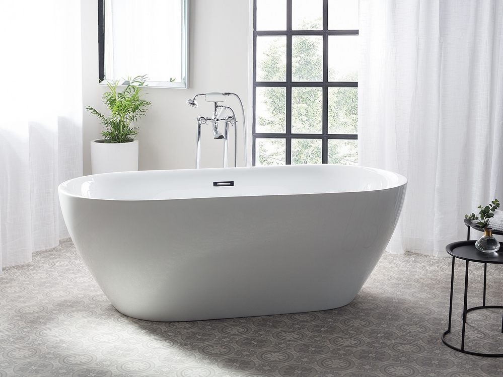 Frittstaende Badekar 150 Cm () Frittstaende Badekar 150 Cm