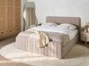 Ottoman Bed LUNAN Boucle Beige 160 x 200 cm (EU King Size)