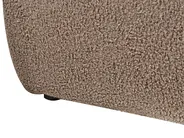 Bed Boucle BAJONNA 160 x 200 cm (EU King Size) Brown_1010777