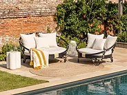 Garden Daybed ROSSANO Rattan Black_1155517
