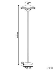 Lampada da pavimento MOPPY Legno di quercia Bianco_873143