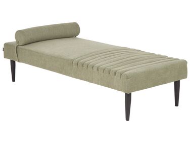 Fabric Chaise Lounge Green MAURIAC