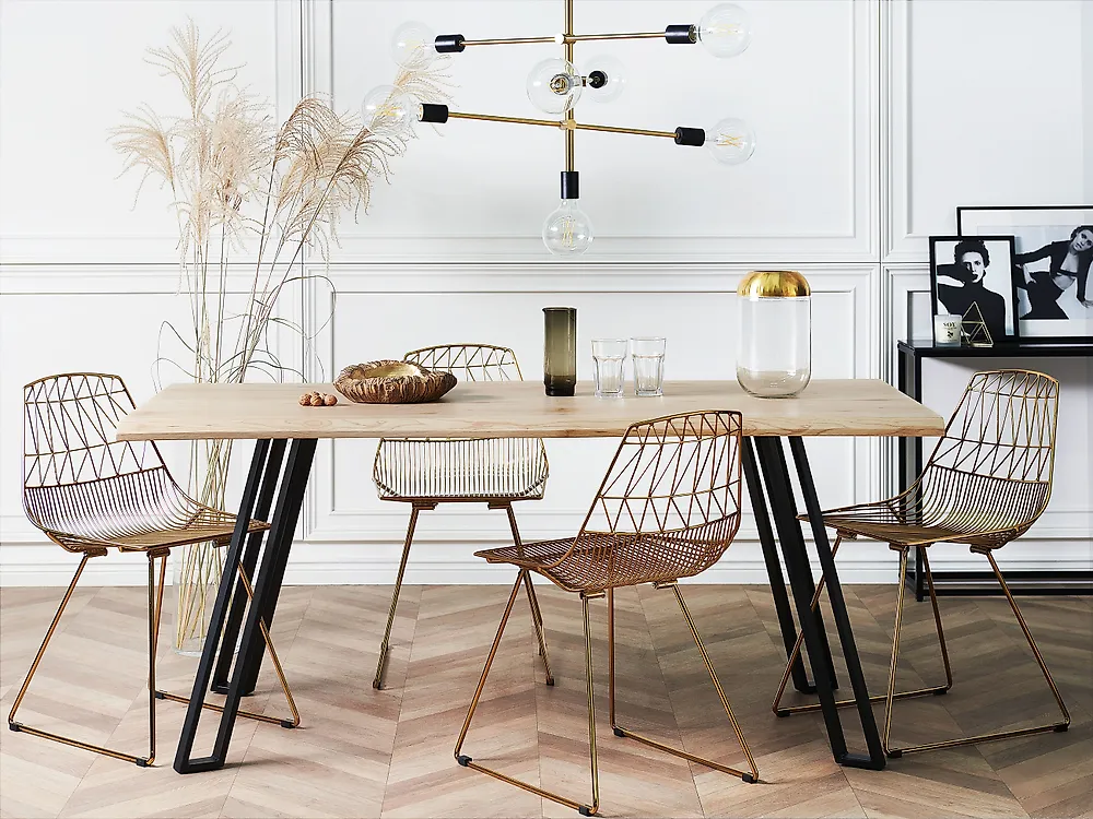 Dining Table GRAHAM Light Brown 180 cm 90 cm_1178434