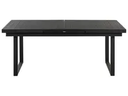 Set da pranzo da giardino 6 posti VALCANETTO/BUSSETO Metallo Nero_846185