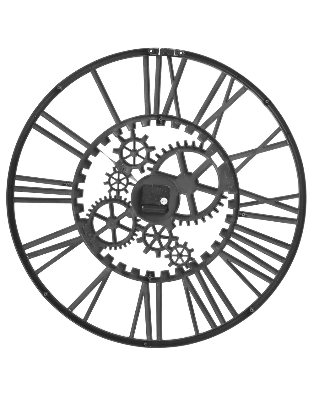 Zegar ścienny PETRER 60 cm Metal Czarny_1032673