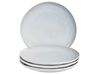 Dessertteller 4er Set SESAME Steinzeug Hellgrau 21 cm