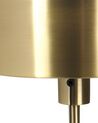 Kovová stolná lampa s USB portom zlatá ARIPO_851364