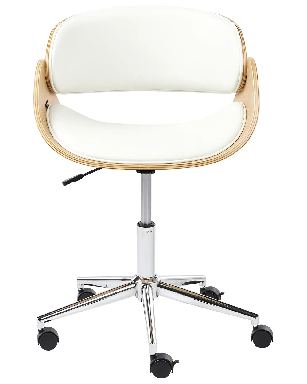 Sedia da scrivania PALATKA Pelle sintetica Bianco_963003