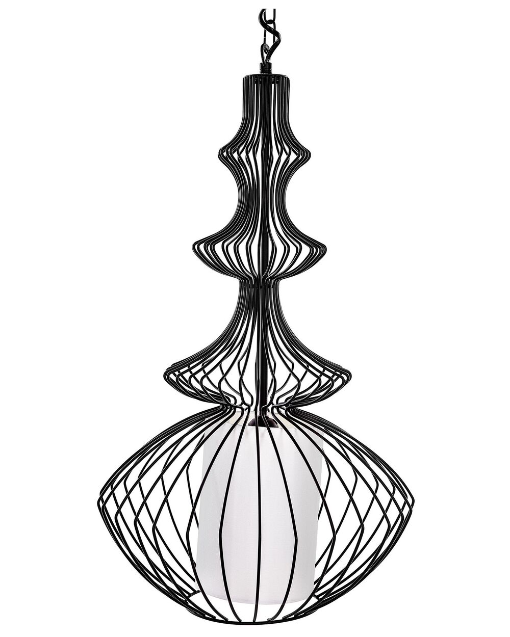 Lampe suspension KOLVA Métal Noir