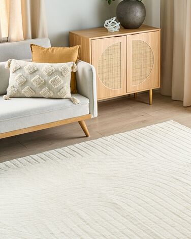 Wool Area Rug 200 x 300 cm Beige DAGARI