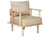 Ensemble de canapé et fauteuil en tissu beige ASKER_932693