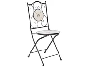 Bistro Set CARONA Metal Black_1066006
