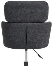 Desk Chair ALENA Boucle Black_996393