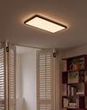 Lampadario a LED ARDENZA con telecomando con dimmer Nero