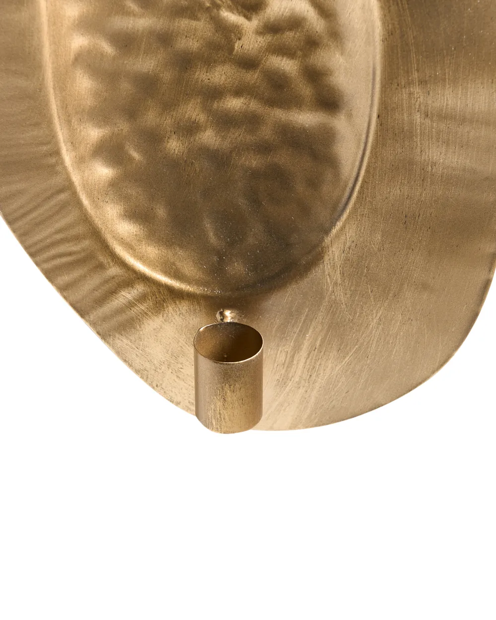Świecznik wiszący PENICHE 60 cm Metal Złoty_968455