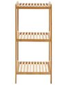 Bamboo Bathroom Shelving Unit Light Wood BAXLEY _926871