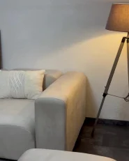 Sofa modułowa dla 2 osób FALSTERBO Welur Jasnobeżowy_979437