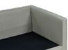 3 Seater Fabric Sofa Grey FENSTAD_897658