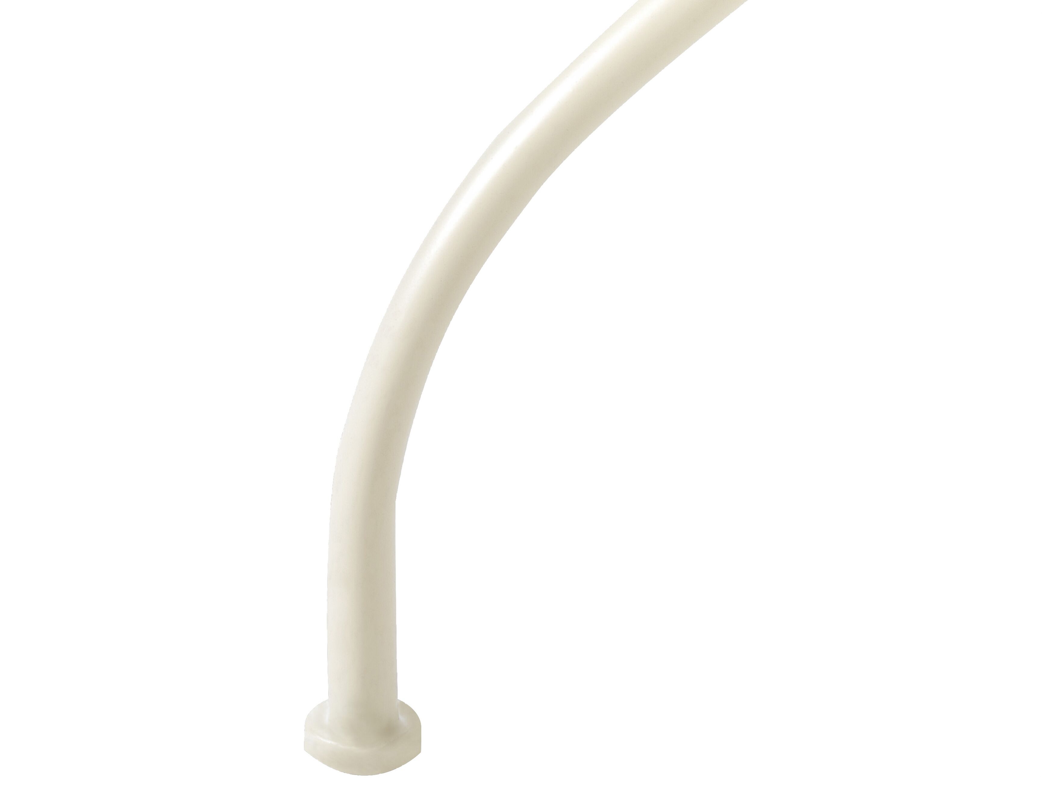 Gartentisch Rund 60cm Weiß - Metall Mosaik Design Outdoor