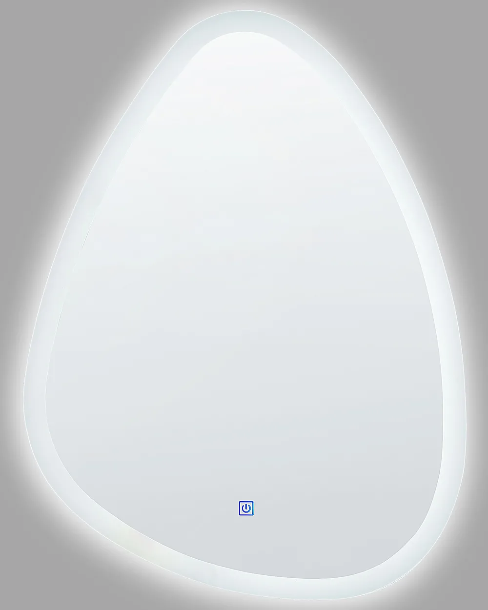 Lustro łazienkowe LED BETHUNE 58 cm 78 cm Srebrny_844390