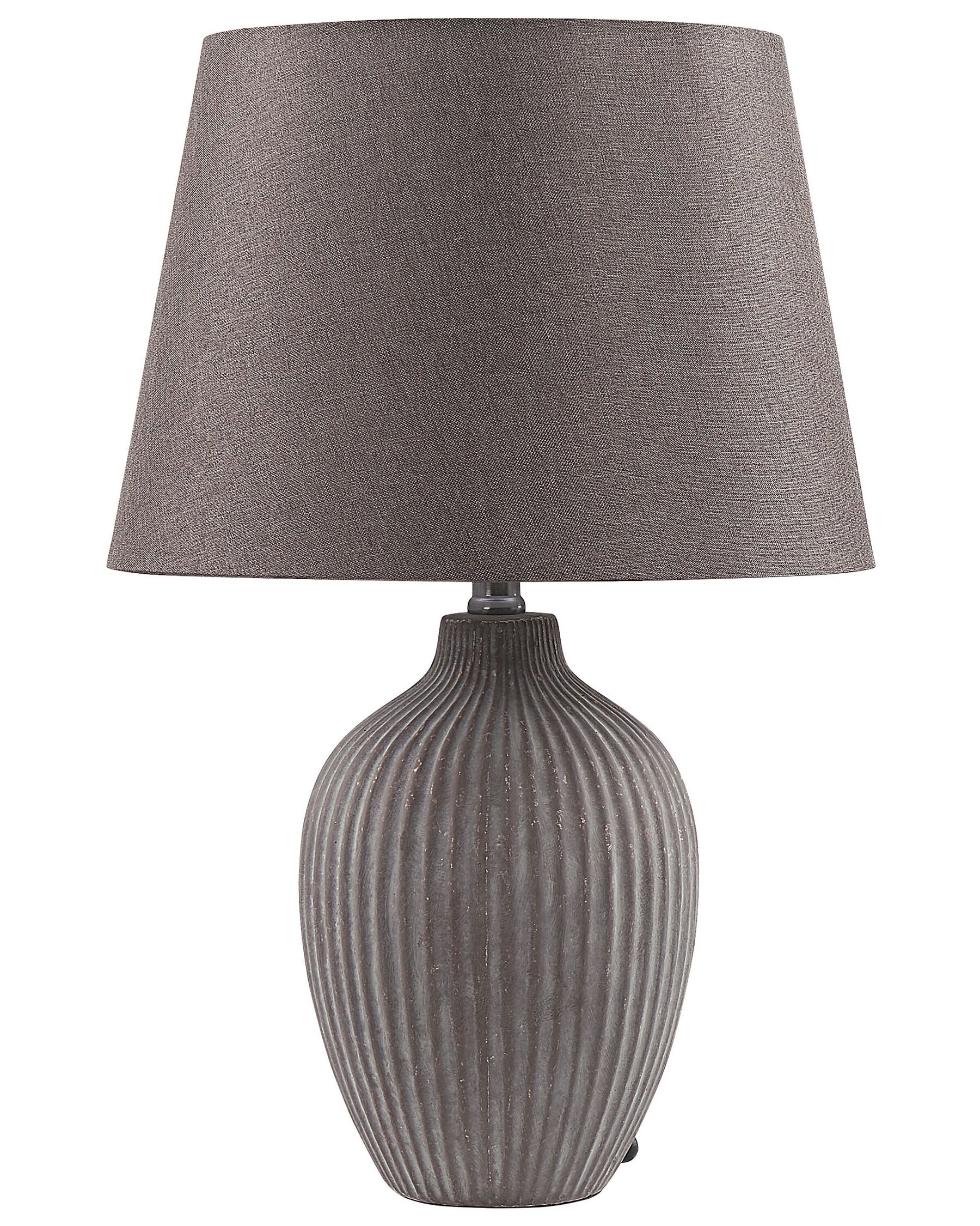 Keramická stolná lampa hnedá FERGUS_824105