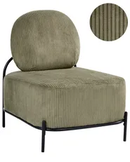 Armchair LUNDE Corduroy Green_1059370