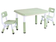 Mesa infantil com cadeiras BONDO Verde_1124384