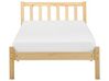 Drevená posteľ 90 x 200 cm svetlé drevo FLORAC_918216