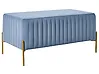 Upholstered Bench UTAH Velvet Blue
