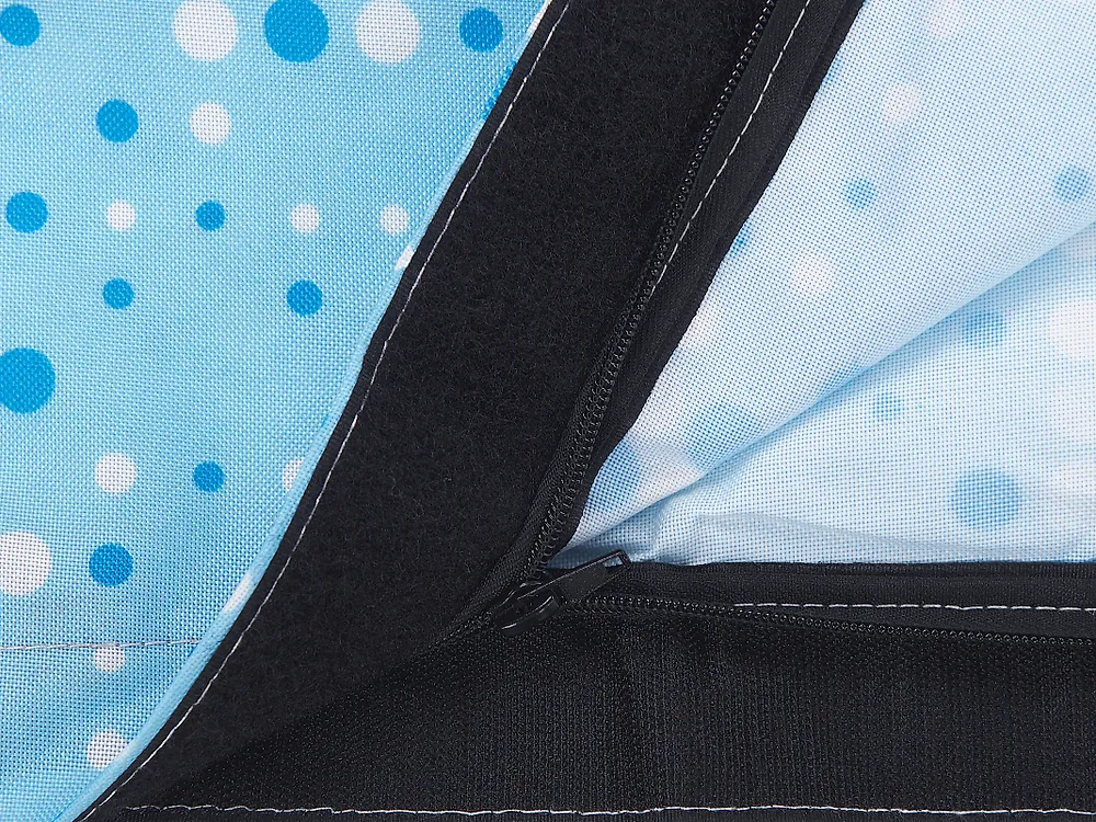 Sitzsackbezug FUZZY 140 cm 180 cm Blau_1168827
