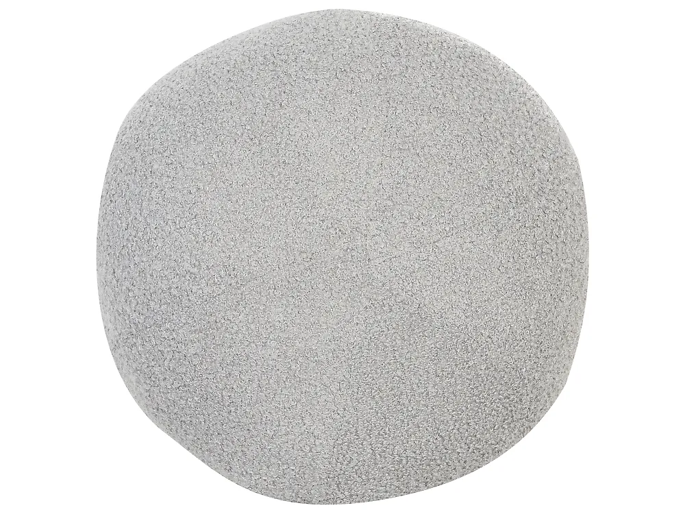 Throw Cushion SALVIA 30 x 30 cm Boucle Grey Solid_1183915